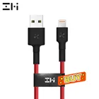 USB-кабель ZMI 1 м для iPhone 13 12 11 Pro Max XR XS 8 iPad, кабель для быстрой зарядки и передачи данных для Lightning, сертифицированное MFi зарядное устройство для iPhone