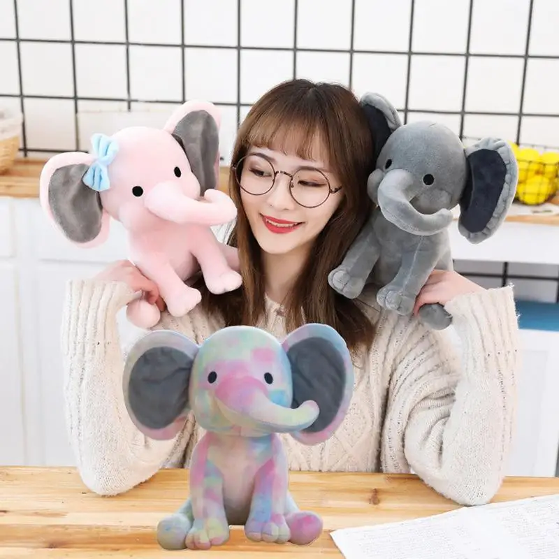 

Плюшевая игрушка-слон, мягкая игрушка-животное, слон, мультяшный слон, животные, плюшевые куклы для мальчиков и девочек, Мягкое Животное, подушка для объятий