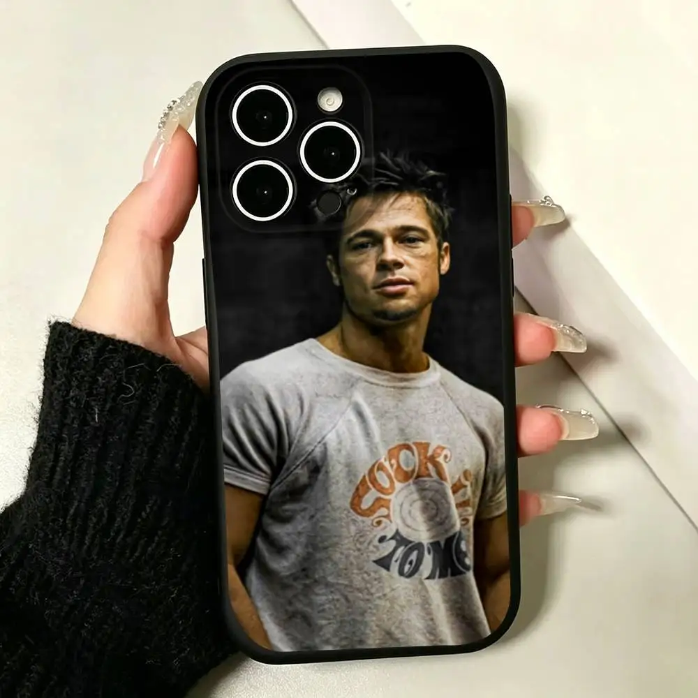 Фото Чехол для телефона Tyler Durden для iPhone 17, 16, 15, 14, 13, 12, 11 Pro Max, 17 Air, 16E, XR, 7, 8 Plus, SE2, черный №3