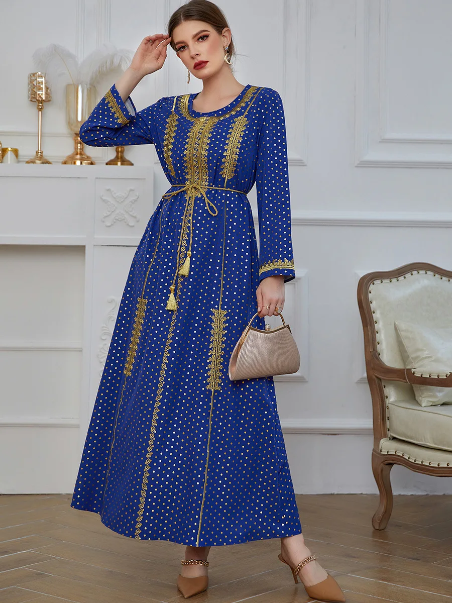 Eid Mubarak Abaya Dubai Turkey Islam Muslim Hijab Dress Indian Arabic African Dresses for Women Kaftan Robe Musulmane Longue