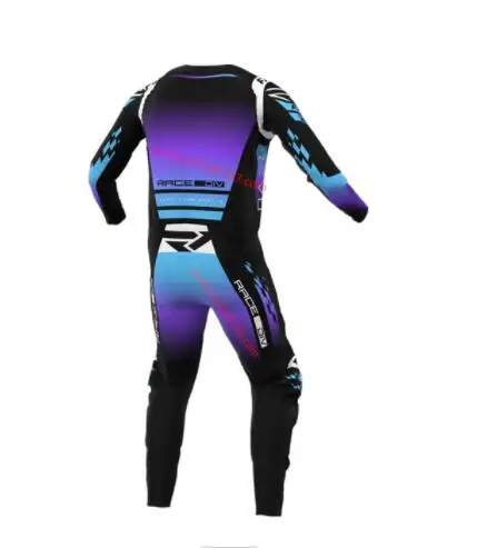 2023 REVO Comp Motocross Combo Blue Off Road Jersey Set Motorcycle Clothing Breathable MX Gp Dirt Bike Gear Set fx12