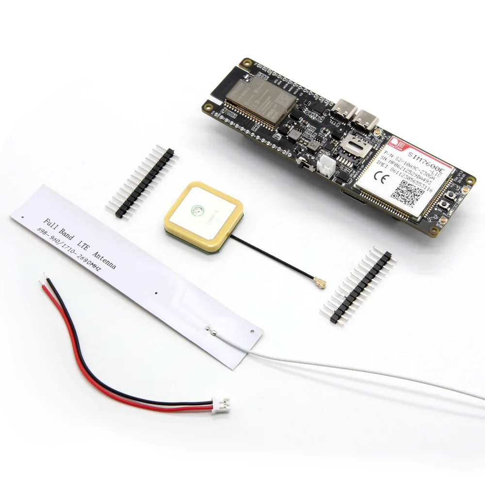 TTGO T-SIM7600E-L1C 4G LTE CAT4 USB Dongle Module ESP32 Chip WiFi Bluetooth 18650 Battery Holder Solar Charge Board enlarge