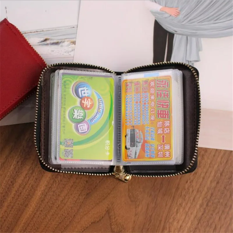 Женский/мужской держатель для визиток кошелек чехол