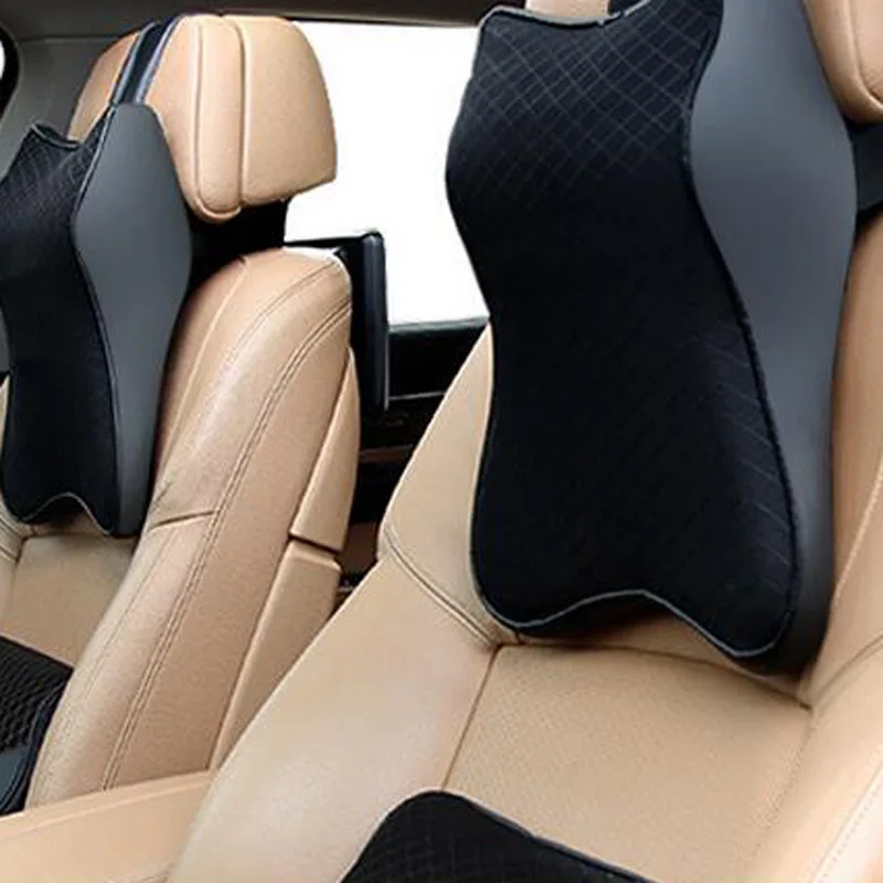

Car Seat Headrest Pad Removable Memory Foam Pillow Pain Relief Quality Travel Head Neck Rest Support Cushion Seat Headrest Pad
