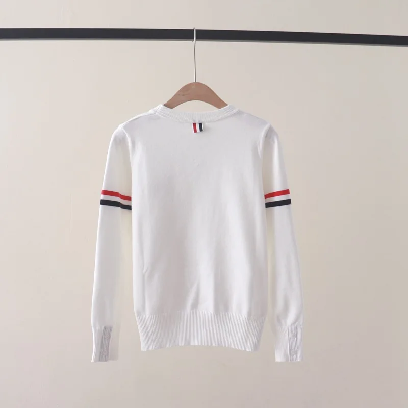 Осенне-зимний пуловер Newtb с двойными рукавами и лентой на груди щенка круглым