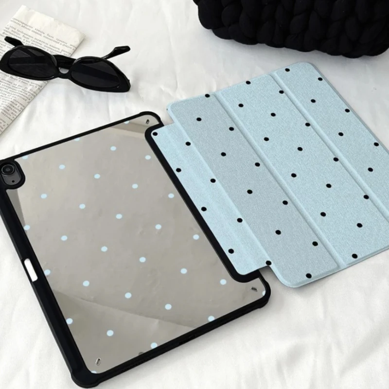 Черный чехол в горошек для iPad Pro 11 10 2 9/8/7 поколения 9 7 5/6th Air4/5 10th 10.9 Air 3 10.5 12.9 Mini 6