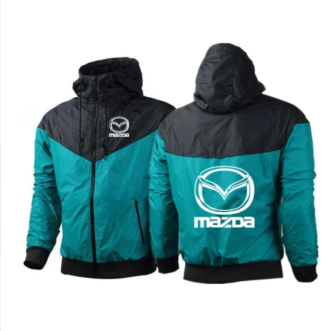 

NEW Men's Casual Skoda MAZDA Sweatshirt Fitness Printing Hoodies Spring Autumn Jacket Harajuku Hooded Windbreaker Coats