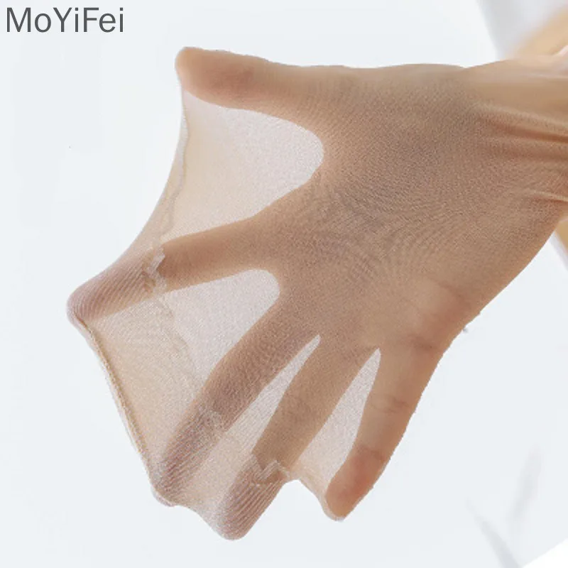 10 pairs New Summer Women Soft Socks Velvet Silk Socks Non-slip Bottom Splice Transparent Ladies Ultrathin Breathable Sock