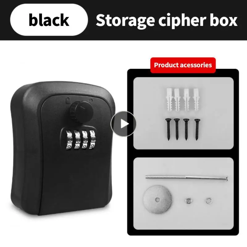 

Storage Box Safe Safe Deposit Box Security Protection Safe Box Keychain Money Box