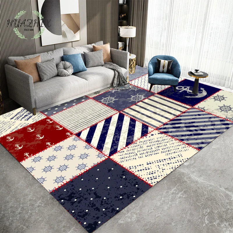 

Geometry Rug Bohemian Style Living Room Carpet Hallway Doormat Floor Mats Prayer Mat Bath Non-Slip Foot Rugs Bedroom Decoration