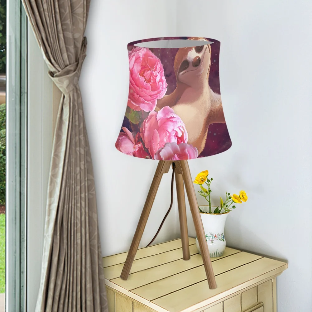 Лампа для спальни лампа в виде гибискуса розы бабочки альпаки мопса Ленивец