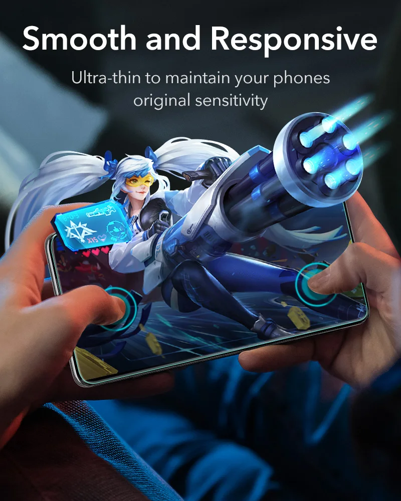 ESR for Samsung S22 Ultra Screen Protector for Galaxy S22 Ultra Hydrogel Film for Samsung S22 Plus Ultra 3PCS Full-Coverage Film