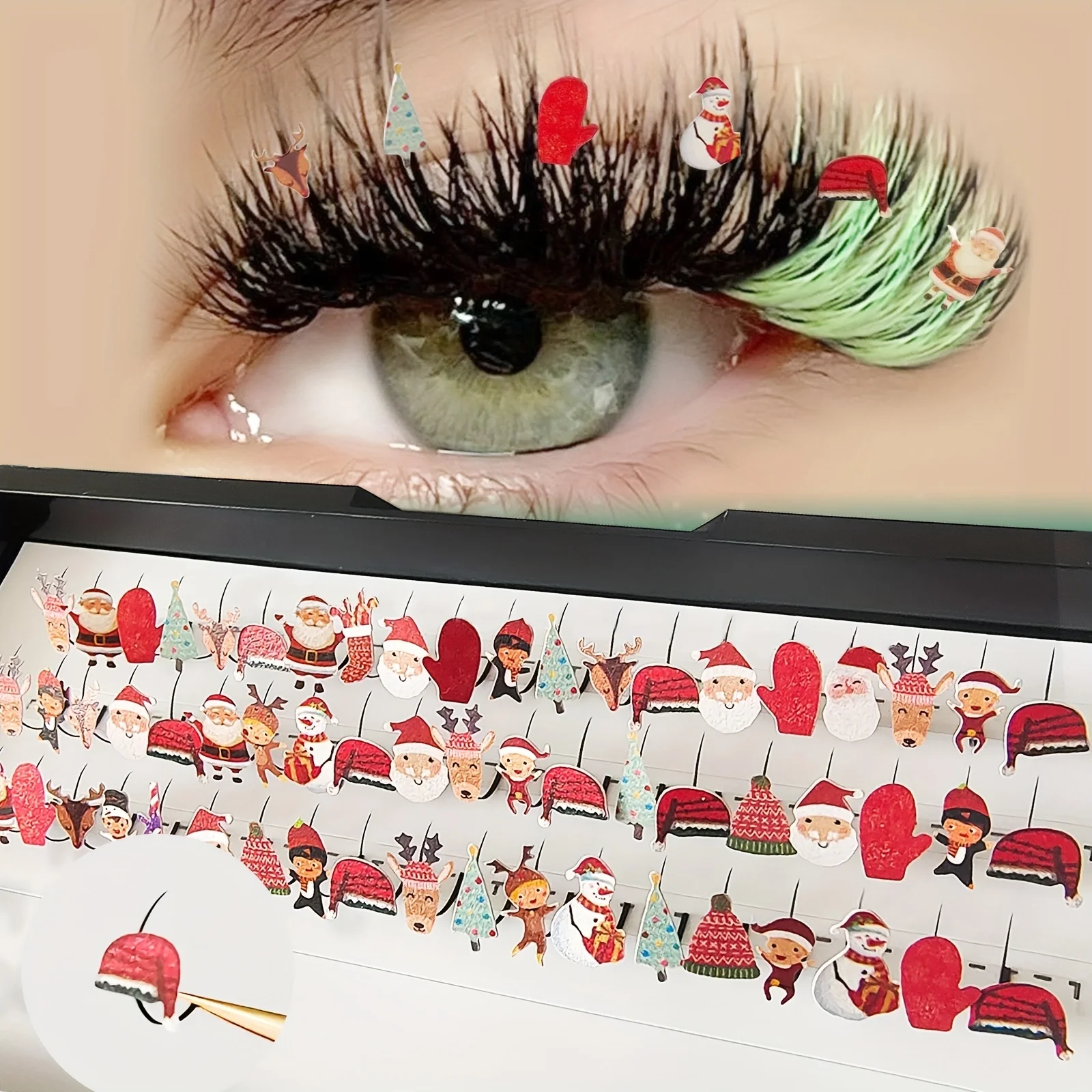 Накладные ресницы A/M 10-15 мм