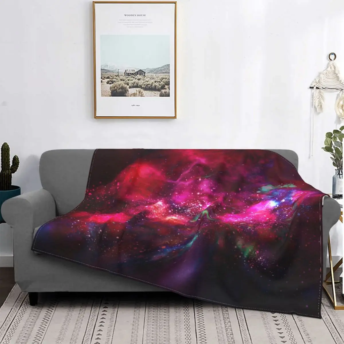 

Одеяло с принтом Галактики, звезды, неба, ночного пространства, хлопковые дышащие коралловые флисовые одеяла для спальни для взрослых