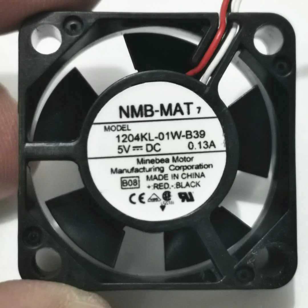 NMB-MAT 1204KL-01W-B39 B08 Вентилятор охлаждения сервера постоянного тока 5 В 0 13 А 30x30x10 мм