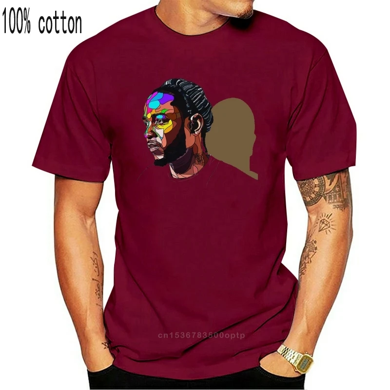 Художественная футболка Kendrick Lamar музыкальная кунг-фу Кенни Мужская Женская всех