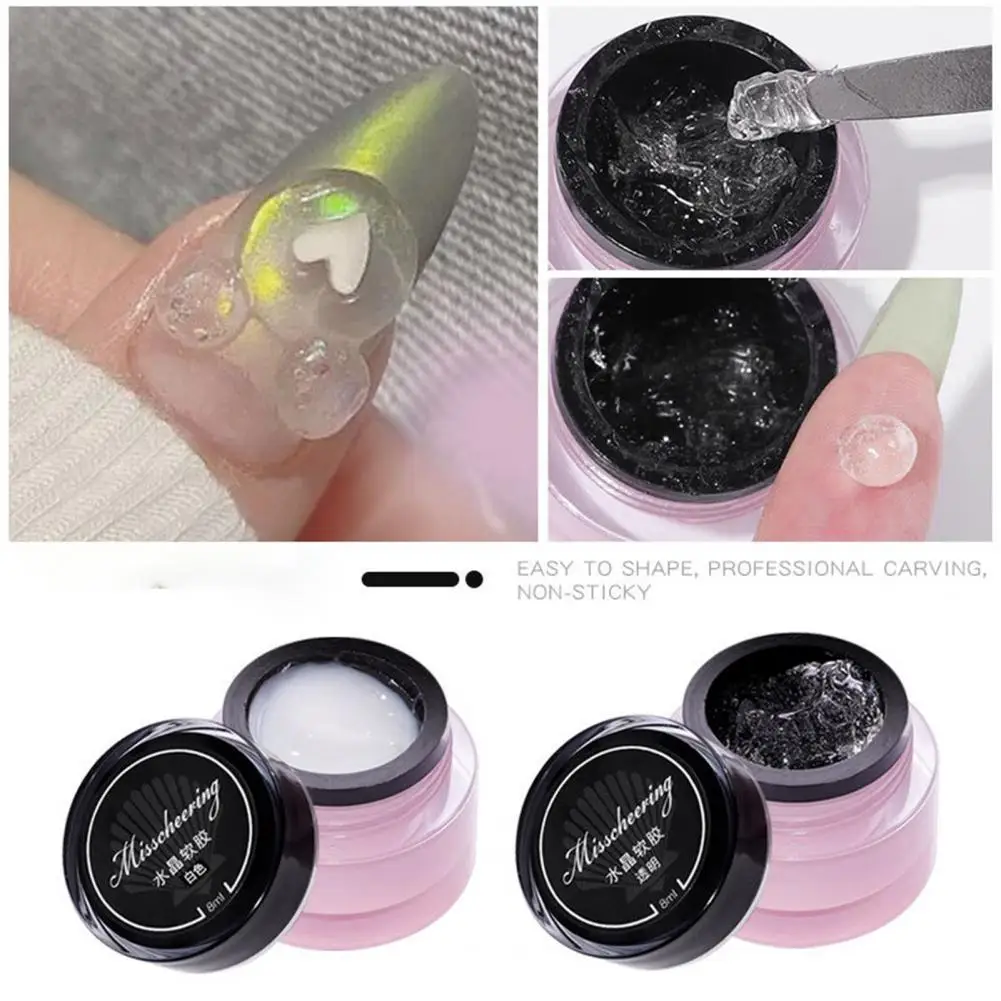 

Soft Nail Gel Safe Non-sticky Synthetic UV Nail Building Gel for Girl