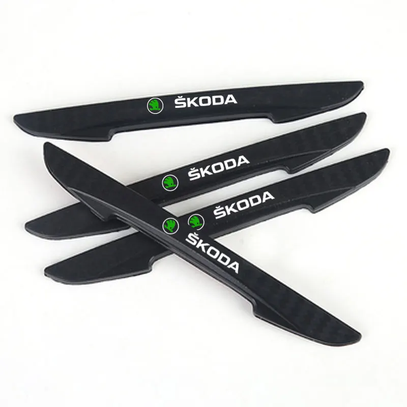 

Car Door Anti-collision Bumper Strip Guards Side Protector Cover for Skoda octavia 2 a7 rapid fabia yeti superb KAMIQ SCALA virs