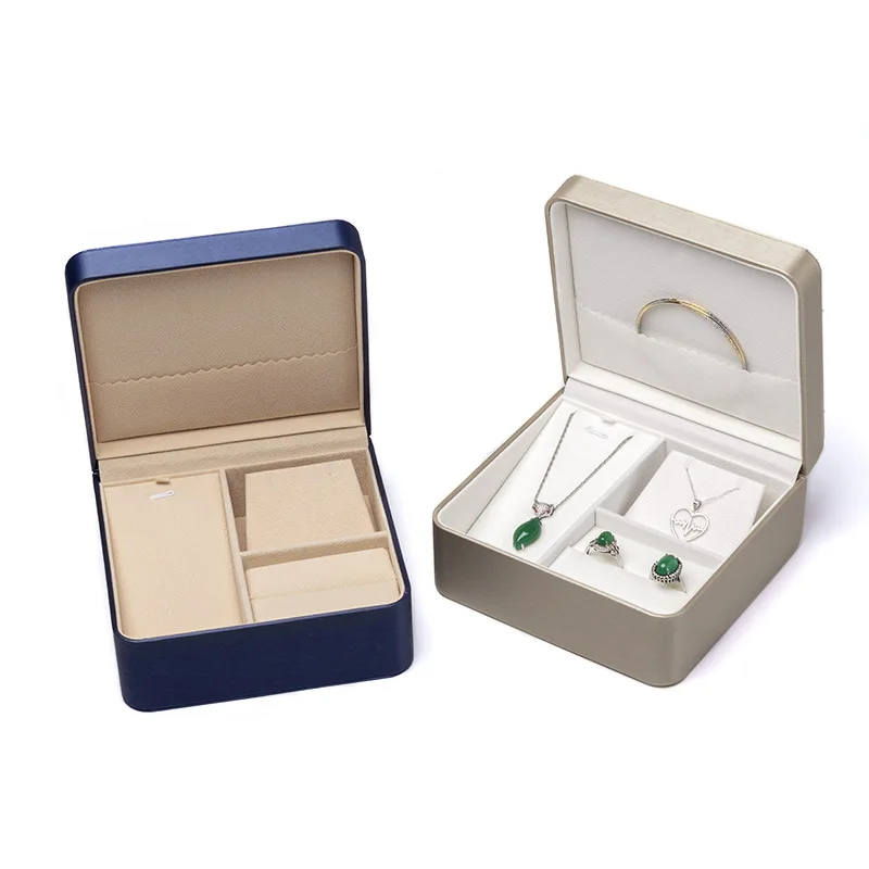 PU Leather Mini Jewelry Box Organizer for Jewelry Earrings Necklace Ring Storage Casket Travel Portable Jewellery Case