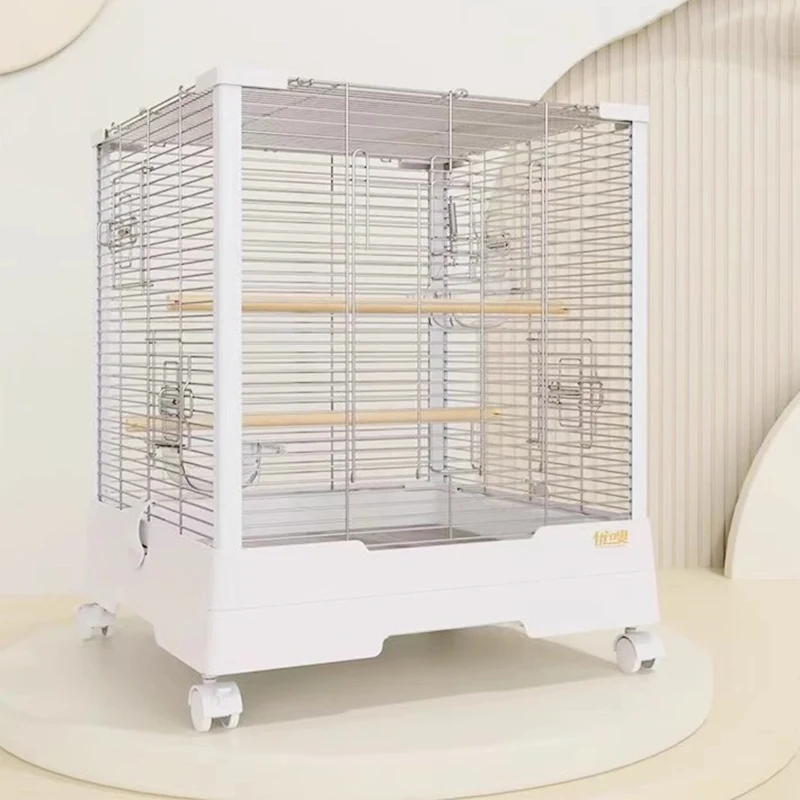 Breeding Box Bird Cage Baby Carrier Portable Stand Travel Nest Large Bird Cage Outdoor Gabbia Per Uccelli Animal Accessories
