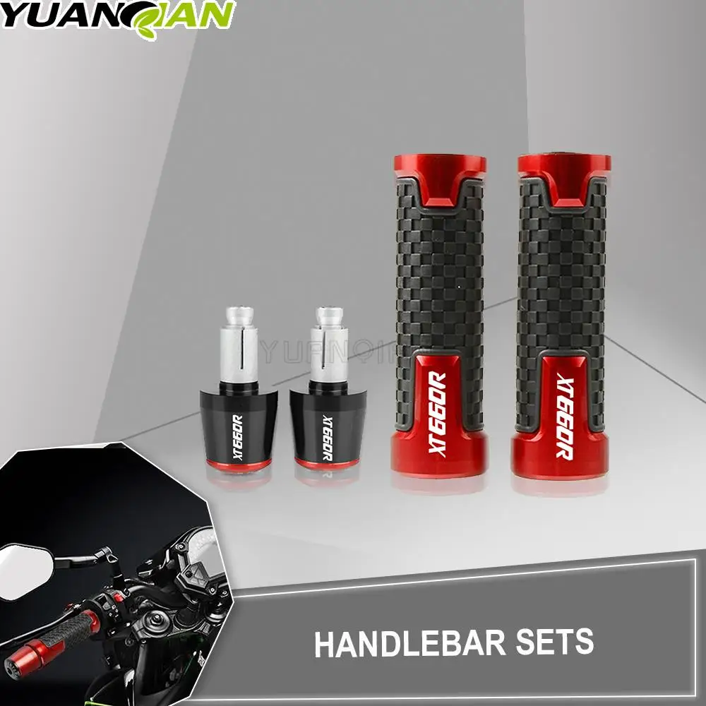 

Мотоциклетные аксессуары, комплекты ручек для руля, заглушки для руля, 7/8 дюйма, 22 мм для YAMAHA XT660R 2004 2005 2006-2007