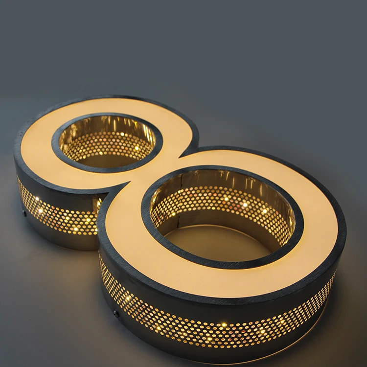 

3D наружные светодиодные вывески для гостиниц, настенные вывески для магазинов, буквы, светодиодные вывески на заказ