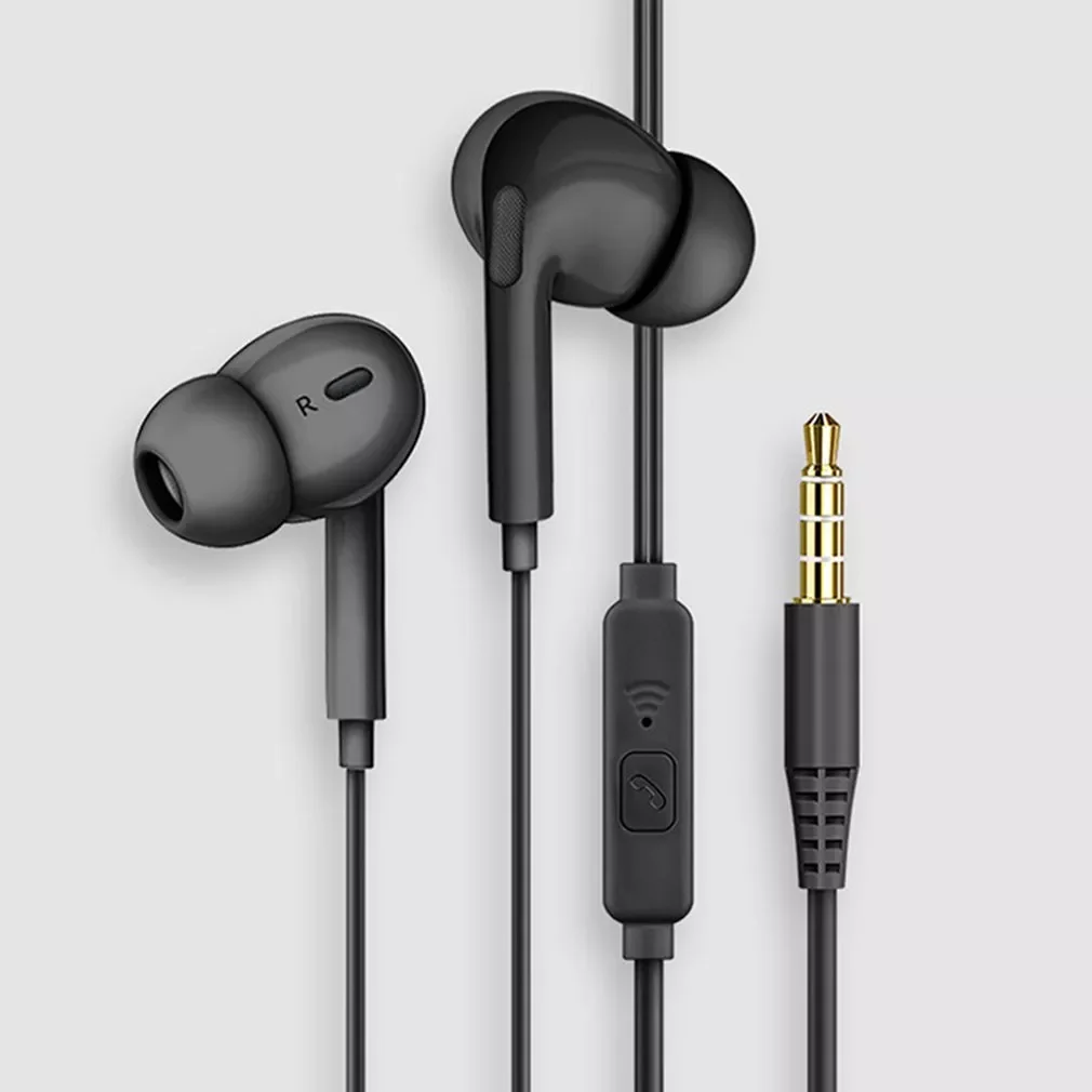 

Stereo Bass Earphones In-Ear 3.5Mm Wired Earphones Metal Hifi Earphones With Built-in Mic Hands Free Game Earphones