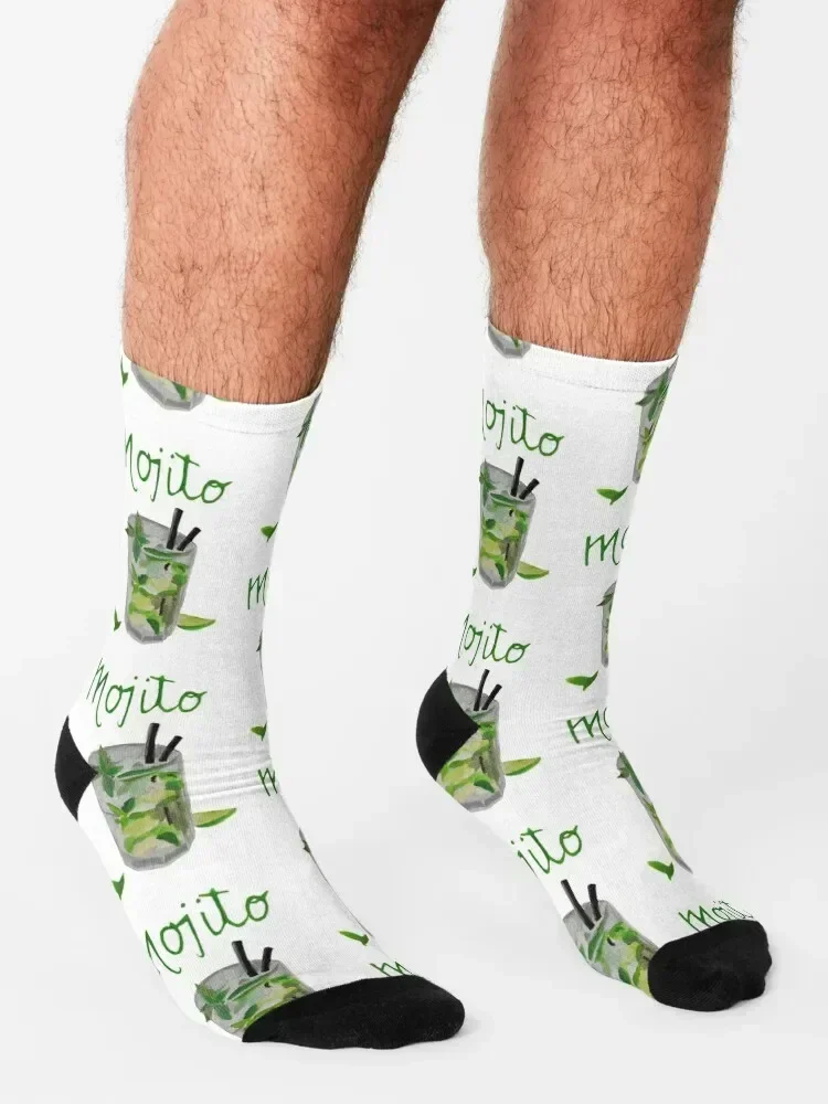 Mojito коктейль Paintig Носки для бега Нескользящие свободные профессиональные