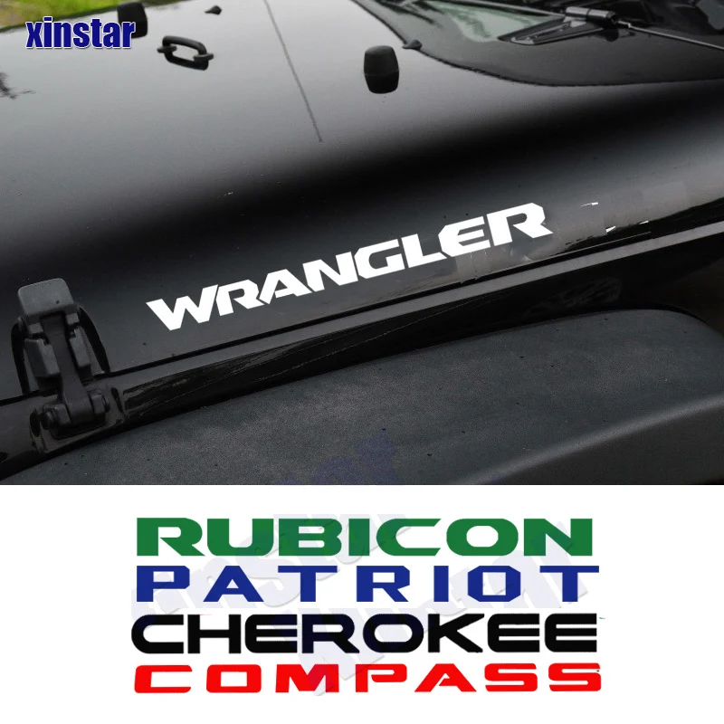 

Наклейка на головку автомобиля 2 шт. для Jeep Wrangler JK JL TJ YJ Commander TRAILHAWK COMPASS PATRIOT CHEROKEE RUBICON Sahara