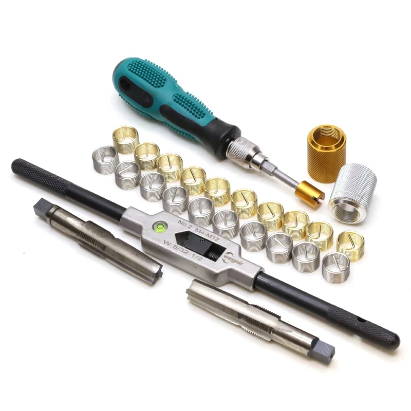 

Wegmir Bike Crank Pedal Thread Repair And Insertion Kit Crank Protector MTB Road Crankset Wire Tap Tools Hand Tools