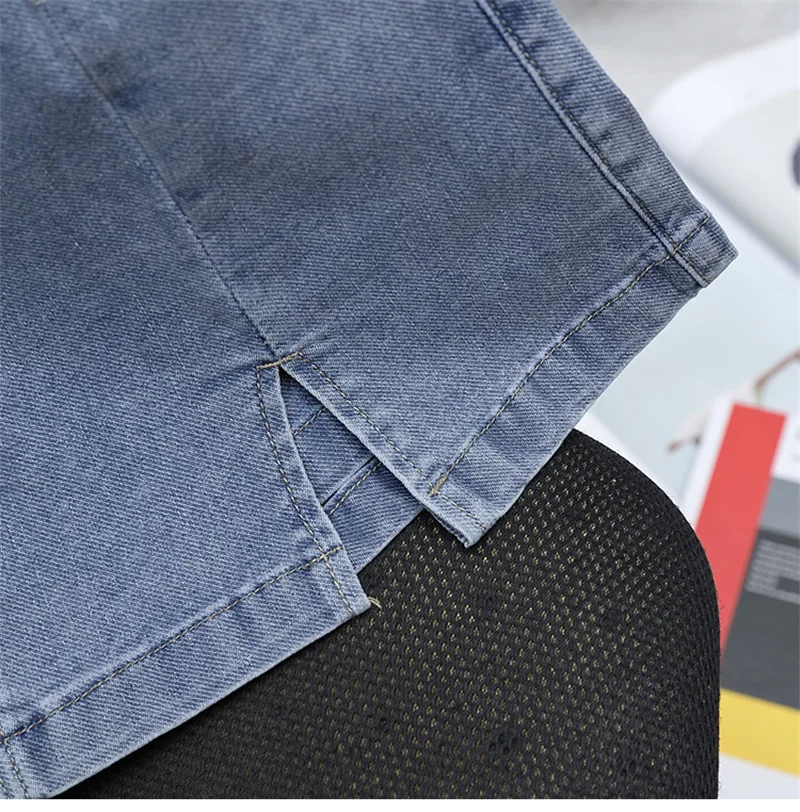 Oversized Culotte Large Size 5XL Denim Short Skirt 2023 Spring Summer New Retro Casual Slim Jeans Shorts Women Underskirt  AC505