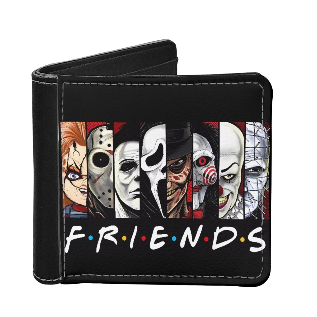 

Men’s Purse Horror Movie Character Wallet for Men Multi-card Slot Coin Money Custom Wallets and Card Holders Carteira Masculina