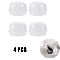 4pcs gas stove cover knob switch protector pp anti dirty transparent cover baby kitchen safety children protection