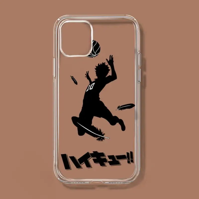 YNDFCNB Anime Haikyuu High School Volleyball Phone Case for iPhone 11 12 13 mini pro XS MAX 8 7 6 6S Plus X 5S SE 2020 XR case images - 6