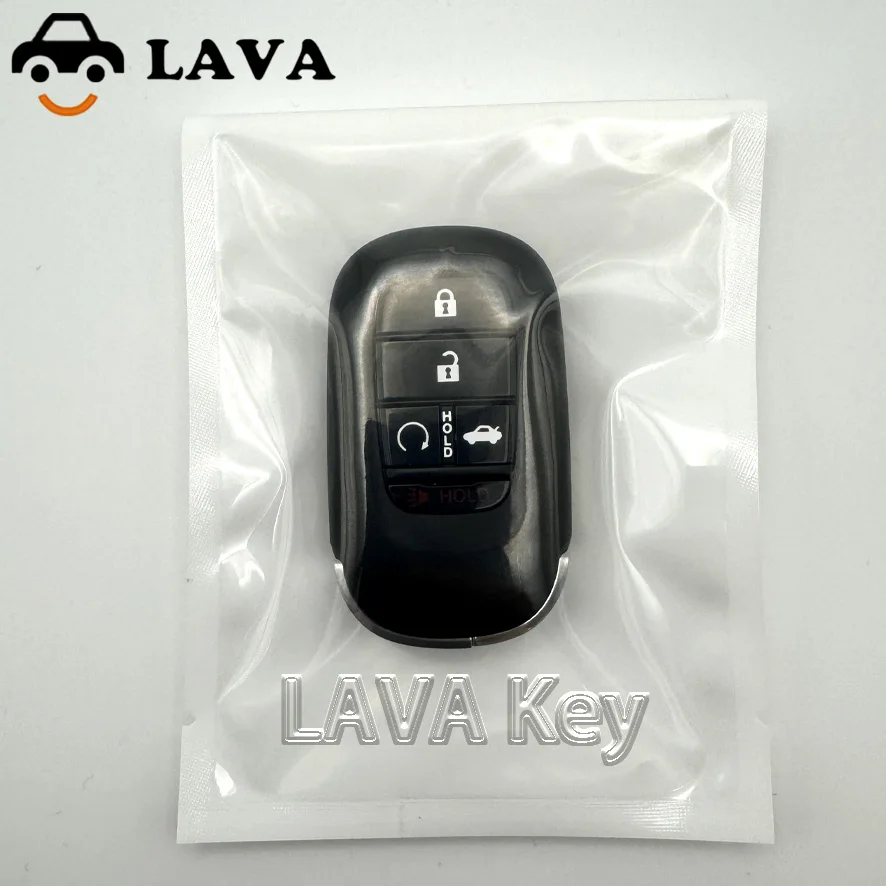 

LAVA KR5TP-4 KeylessGo для Honda Accord CR-V HRV Pilot Civic 2022 2023 2024 433 МГц 4AChip Smart Key 72147-3A0-A01 A3C 0775510100
