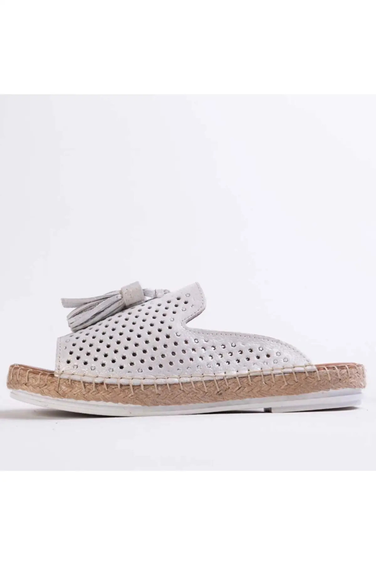 

Women's White Basham Espadril Slippers