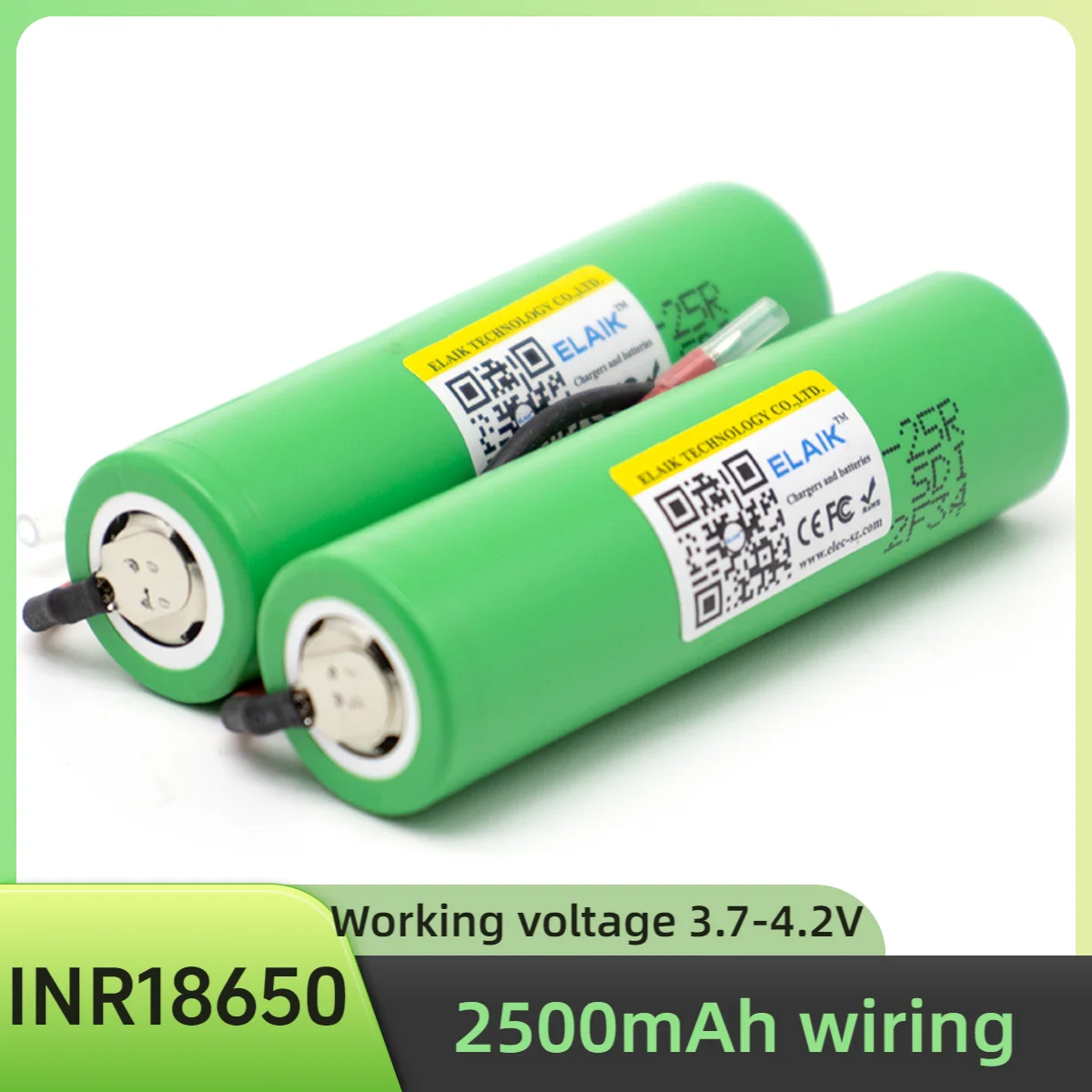 Аккумуляторная батарея INR18650 3 7 в 2500 мАч Высококачественная аккумуляторная
