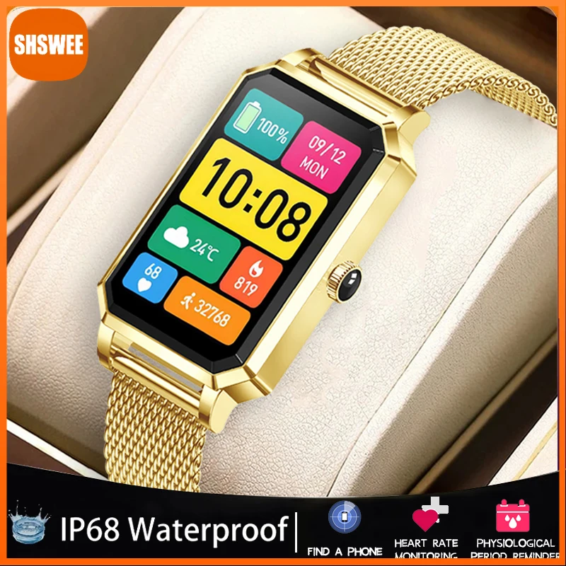 

Женские Водонепроницаемые Смарт-часы с пульсометром, для Huawei Xiaomi