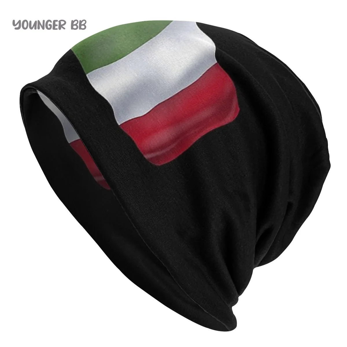Головной убор шапки с итальянским флагом для мужчин и женщин вязаная шапка