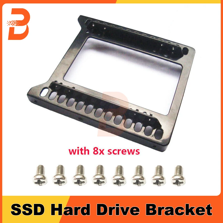 

New Dual 2.5" SSD SATA HDD To 3.5" Mount Adapter Hard Drive Bracket with Screws For PC desktop