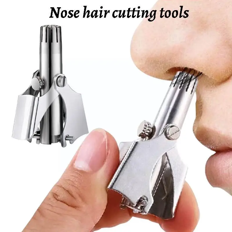 

Nose Trimmer Steel Manual Trimmer For Nose Vibrissa Shaver Washable Portable Nose Ear Hair Trimmer G7m8