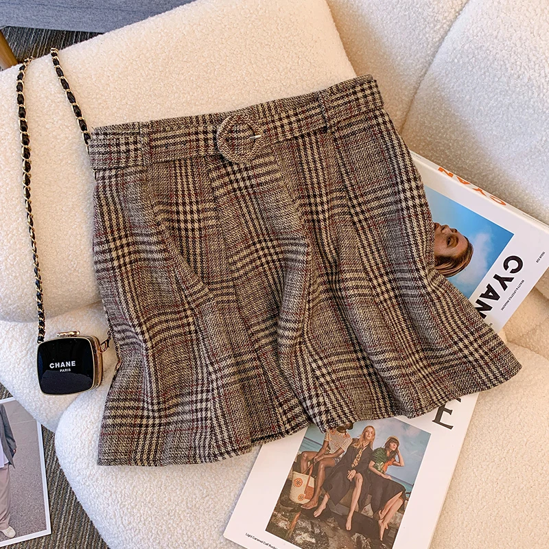 Женский винтажный комплект из двух предметов вязаный пуловер с геометрическим