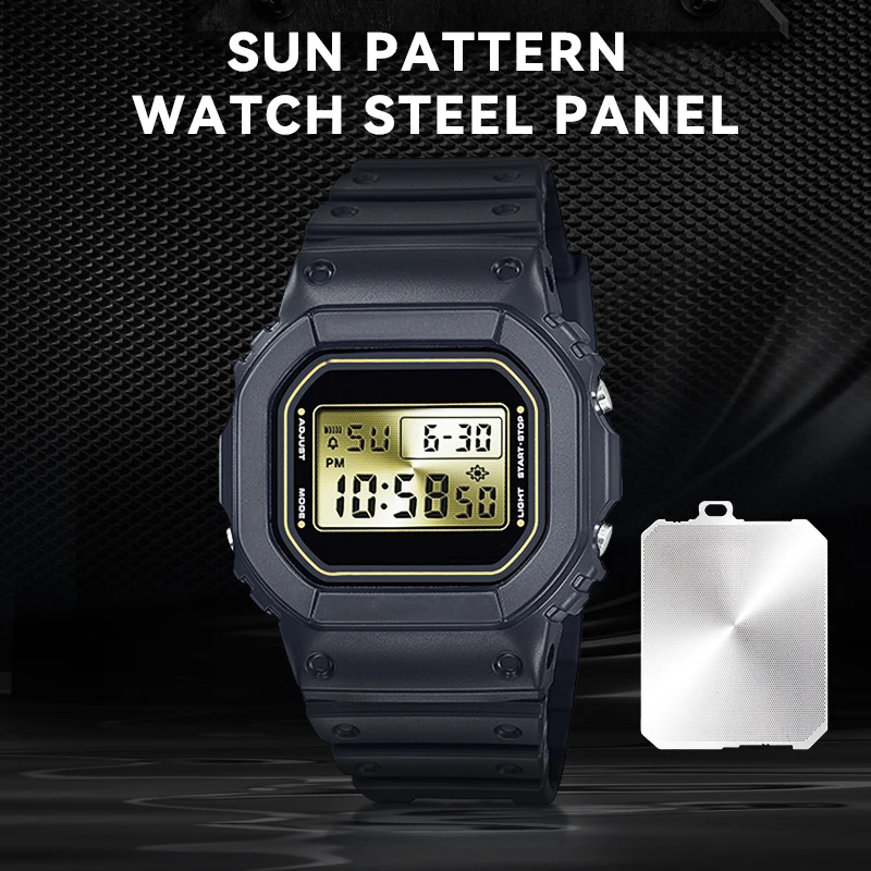 Sun Pattern Watch Dial Steel Panel Modified Accessories For Casio G-Shock DW5600 GWM5610 DW6900 GMW-B5000 GX56 GWF1000