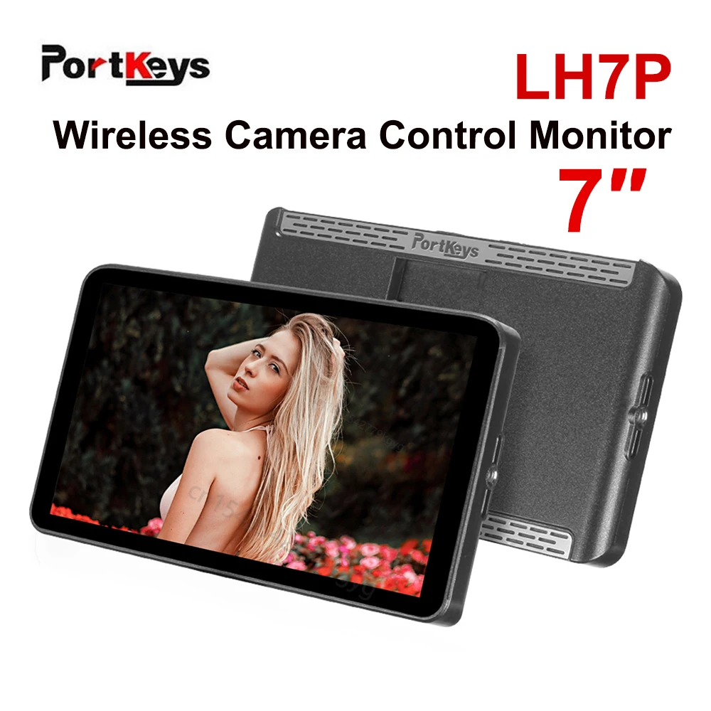 

Беспроводная камера с сенсорным управлением Portkeys LH7P, монитор поля 4K HDMI-совместимый 7-дюймовый монитор высокой яркости для Sony BMPCC 4K 6K