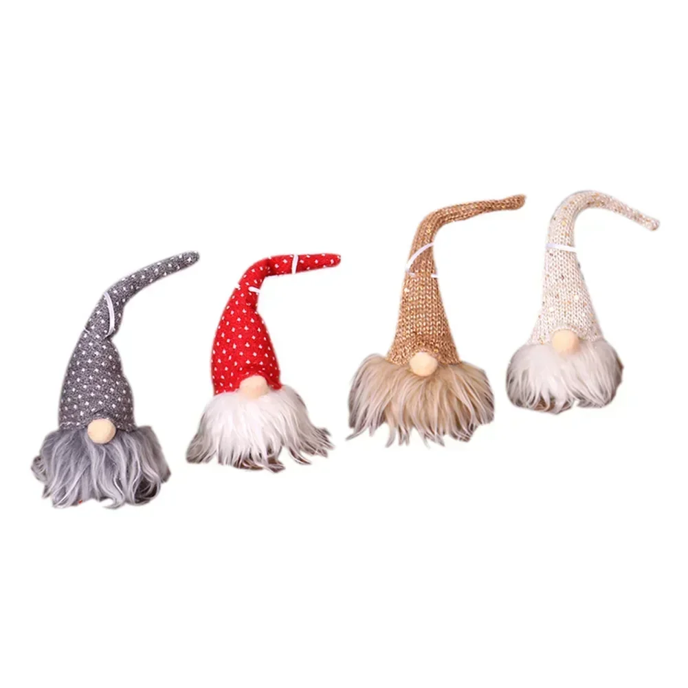 Рождественские елки светящиеся куклы Ручной работы Праздничный декор ручной