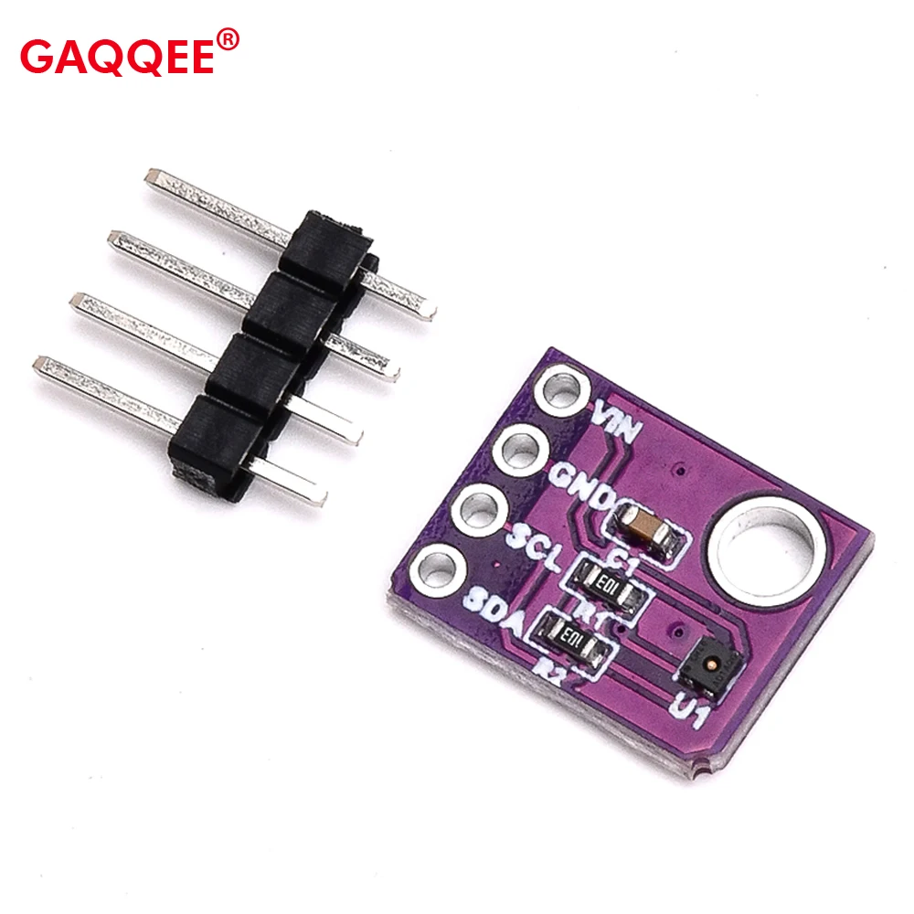 

Высокоточный цифровой модуль датчика температуры и влажности SHT40, прерывающееся напряжение питания от 3,3 до 5 В с контактным разъемом