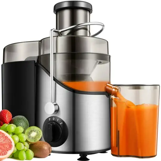 

Juicer Extractor Easy Clean, 3 Speeds Control, Stainless Steel BPA Free