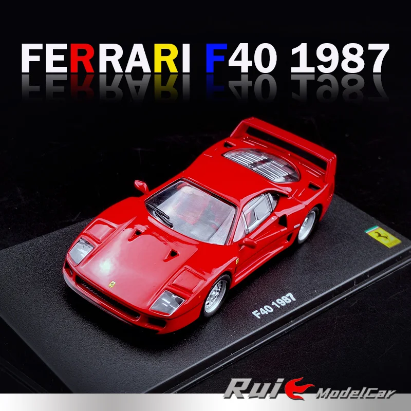 

1:43 Altaya Ferrari F40 1987 alloy sports car simulation car model ornaments