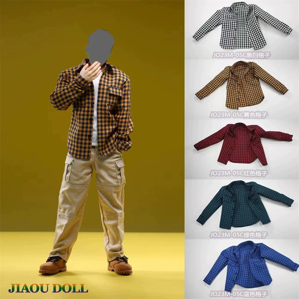 

Jiao Doll 1/6 Scale 1/6 Men's Soldier Shirt Casual Pants Clothes Trousers JO23M Model For 12 Inch Soldier Action Figure Body