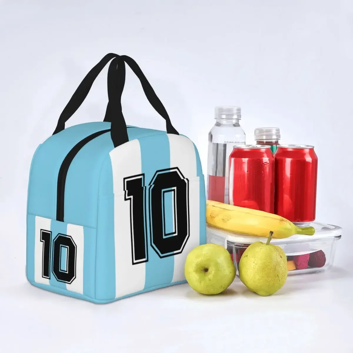 D10S Аргентина 86 изолированная сумка для обеда Maradona Football 10 контейнер еды
